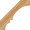 Ekena Millwork 4"W x 22"D x 22"H Balboa Rough Sawn Knee Brace, Western Red Cedar BRC04X22X22BOA00RWR - alternate 2